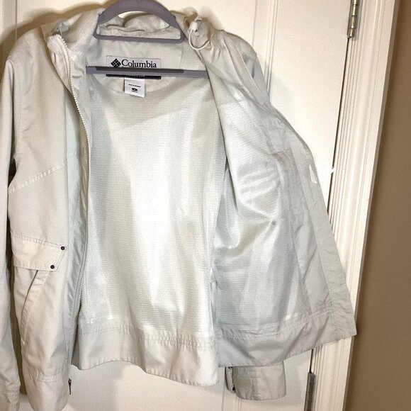 Columbia Sportswear Women's White Soft Shell Jacket Windbreaker Lightweight - Picture 5 of 14
